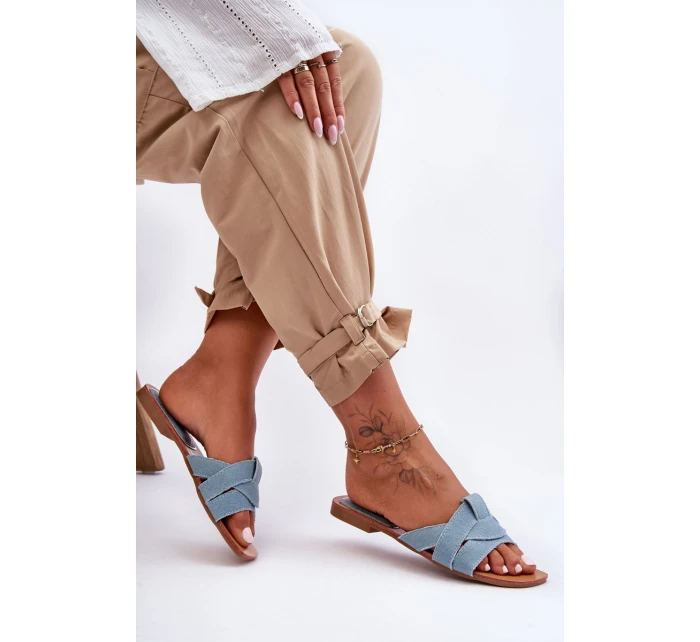 Dámské sandály světle modré model 21628551 - Boto Dámské sandály světle modré model 21628551 - Boto