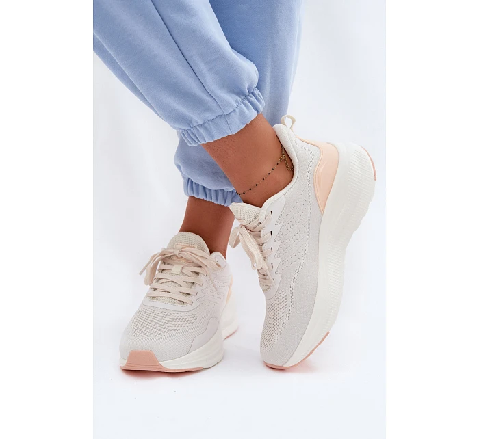 Dámské sportovní boty na platformě béžové Gelirae