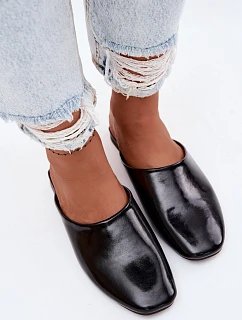 Dámské z Kůže Ploché Černé model 22102963 - Boto