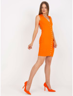 Dámske šaty FA SK 7803 oranžové