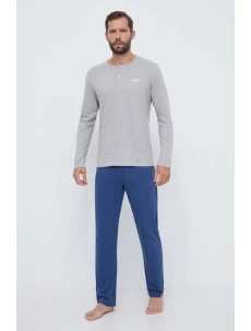 Pánske pyžamo U3BX00KBZG0 G75N modro/sivé - Guess