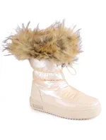 Dámske snežnice INT1924B s umelou kožušinou MM274380 Light beige - Big Star Dámske snežnice INT1924B s umelou kožušinou MM274380 Light beige - Big Star