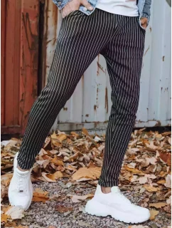 Pánske tmavosivé nohavice FashionStreet chinos UX3430