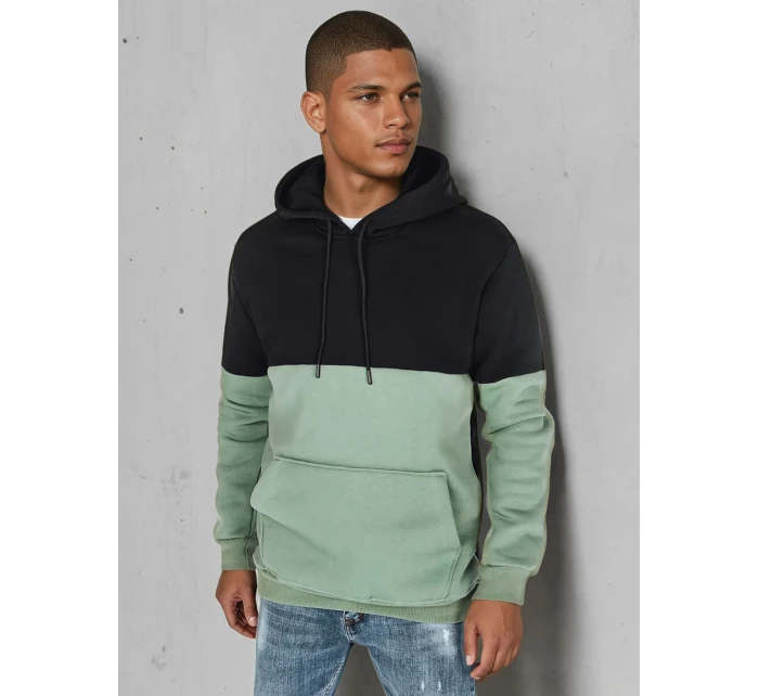 Pánska základná mikina s kapucňou čierna FashionStreet BX5879 Pánska základná mikina s kapucňou čierna FashionStreet BX5879