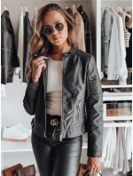 Dámská kožená bunda black Dstreet model 21990633 - FashionStreet