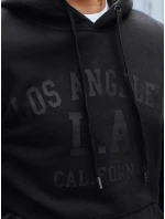 Pánská zateplená mikina s kapucí černá Dstreet model 21992989 - FashionStreet