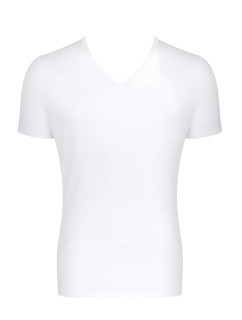 Pánske tielko GO Shirt V-Neck Slim Fit - WHITE - biele 0003 - SLOGGI