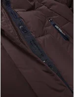Hnědá dámská zimní prošívaná bunda model 21248066 - LHD