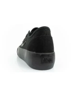 Lee Cooper Dámske športové tenisky Textilná platforma Black Women's