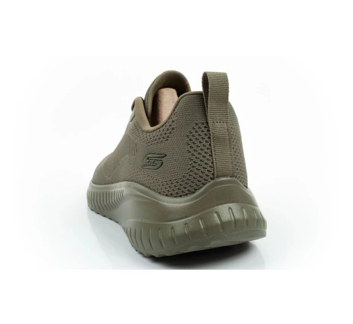 Pánska športová obuv Skechers Bobs Squad Chaos olive lightweight