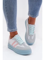 Dámské tenisky na platformě modré model 21997838 - Boto