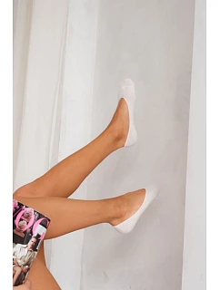 Dámské kotníčkové ponožky Baleriny Ecru