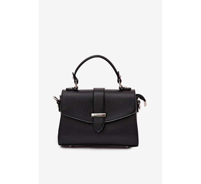 Kabelka přes rameno s odnímatelným popruhem černá Belveta