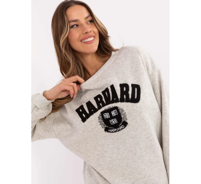 Mikina EM BL 617 model 20811730 světle šedá - FPrice