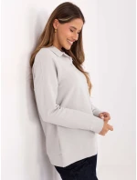 Bluzka LK BZ model 21421371 jasny szary - FPrice Bluzka LK BZ model 21421371 jasny szary - FPrice