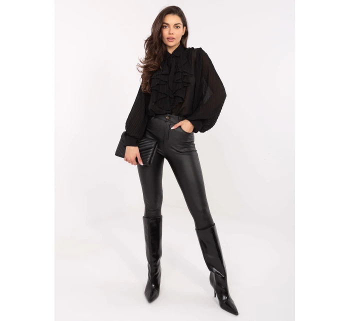 MI KS košeľa A2818.09 čierna