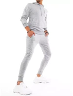 Pánské světle šedé tepláky model 21963627 - Dstreet Pánské světle šedé tepláky model 21963627 - Dstreet