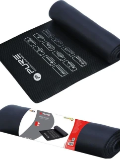 Podložka na cvičenie NBR BLACK 183x58x1CM PURE 2 IMPORVE