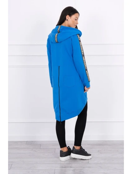 Mikina se zipem na zádech z džínoviny Mikina se zipem na zádech z džínoviny