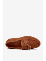 Mužské semišové polobotky  hnědé model 21641472 - Zazoo