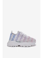 Sneakersy Damskie Z Szydełkową Cholewką Multikolor Jelhiris Sneakersy Damskie Z Szydełkową Cholewką Multikolor Jelhiris