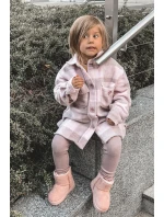 Dětské Teplé Sněhule Semišové Růžové model 21520878 - Boto