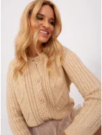 Sweter AT SW beżowy model 18955284 - FPrice Sweter AT SW beżowy model 18955284 - FPrice