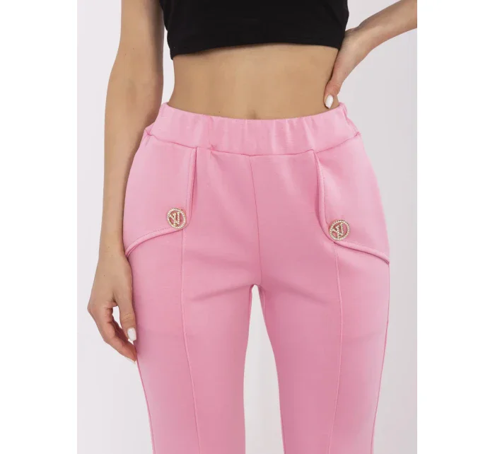 Nohavice DHJ SP 20518.12 pink