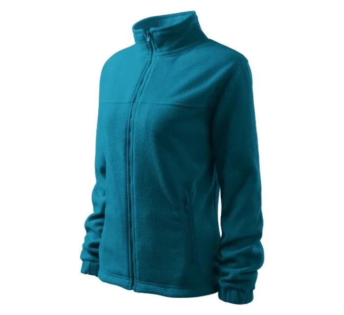 Bunda fleece dámska petrol