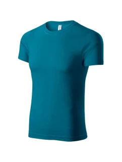 Tričko s farbou unisex petrol