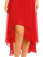 Korzetové spoločenské šaty HS-347 červené - MAYAADI