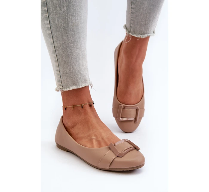 Dámske baleríny 9988-69 nude - Sladká obuv