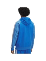 Pánská mikina Rival Fleece Colorblock Hoodie blue model 21812670 402 pánské - Under Armour Pánská mikina Rival Fleece Colorblock Hoodie blue model 21812670 402 pánské - Under Armour