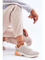 Wygodne Buty Sportowe Memory Foam System Big Star LL274336 Beżowe Wygodne Buty Sportowe Memory Foam System Big Star LL274336 Beżowe