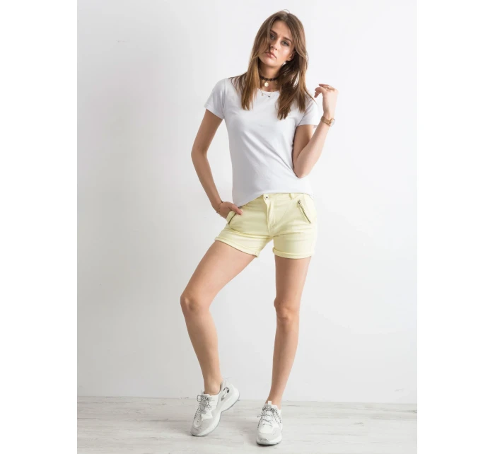 Šortky JMP SN 759 4.13P jasne žltá
