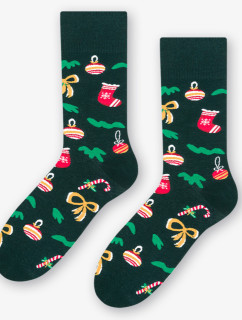 Pánske vzorované sviatočné ponožky 079