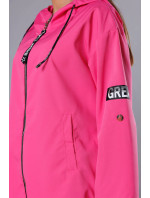 Ružový tenký asymetrický dámsky prehoz cez oblečenie (B8117-83)