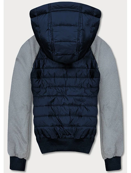 Tmavě pánská sportovní bunda model 18416151 - J.STYLE Tmavě pánská sportovní bunda model 18416151 - J.STYLE