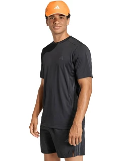 Pánské tričko adidas Tech Essentials Workout 3-Stripes, černé, KQ7485