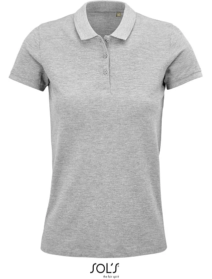 SOL'S Planet Women Dámske piqué polo z bio bavlny 25.3575 šedá melírovaná SOL'S Planet Women Dámske piqué polo z bio bavlny 25.3575 šedá melírovaná