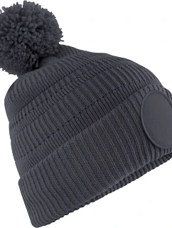 B Pletená čepice Patch 53. graphite grey model 22452837 - Beechfield