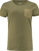 James Harvest Walcott T-Shirt Women Dámske tričko „Two-Tone“ 62.4009 machovo zelené