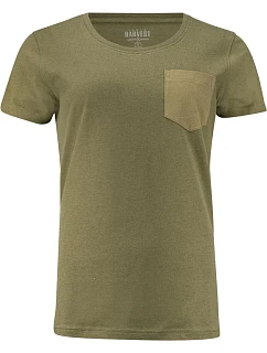 James Harvest Walcott T-Shirt Women Dámske tričko „Two-Tone“ 62.4009 machovo zelené