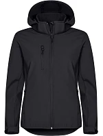 Classics Softshell Hoody W Dámská 3vrstvá softshellová bunda s kapucí model 22471081 black - Clique Classics Softshell Hoody W Dámská 3vrstvá softshellová bunda s kapucí model 22471081 black - Clique