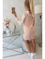 Off White pudrově béžové šaty Off White pudrově béžové šaty