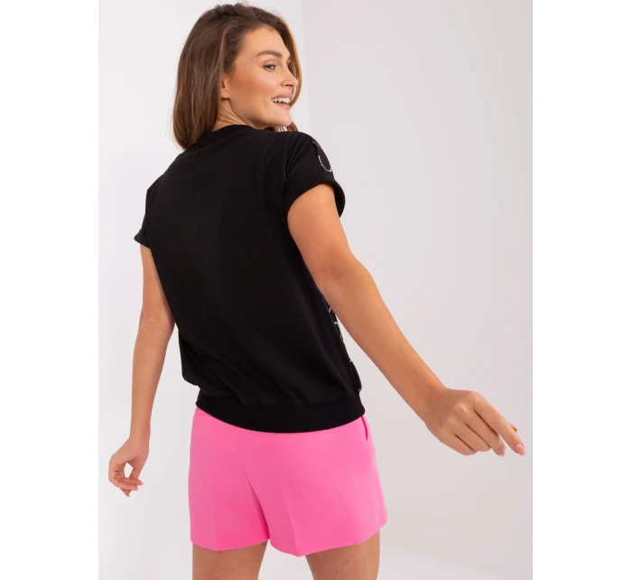 Bluzka RV BZ model 18714389 czarny - FPrice Bluzka RV BZ model 18714389 czarny - FPrice