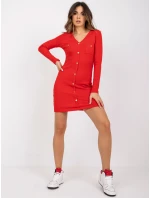 Šaty RV SK model 17035154 červená - FPrice Šaty RV SK model 17035154 červená - FPrice