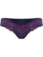 Krajková tanga model 17681331 modrá - Axami Krajková tanga model 17681331 modrá - Axami