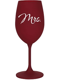 MRS. - bordo sklenice na víno 350 ml
