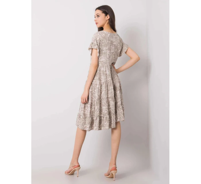 Dámske voľné šaty s volánom awd0465 - FPrice Dámske voľné šaty s volánom awd0465 - FPrice